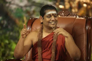 Swamiji during the Inner Awakening Session