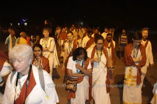 On the road to the Durga temple...