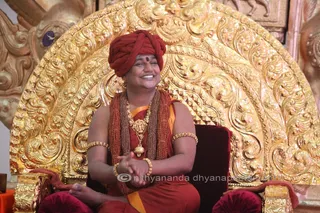 Evening cultural program happening during the Nithyanandeshwara Brahmotsavam