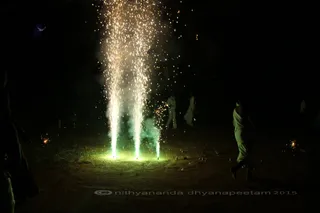 Fireworks flavor the celebrations