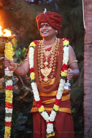 Aarti is performed