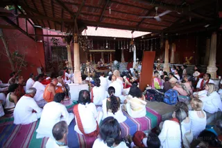 Welcome Home Nithyananda Yogam participants!