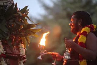 Venkateshwara Brahmotsava Dwajarohanam