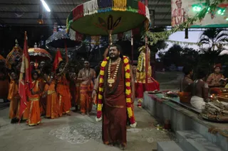 Venkateshwara Brahmotsava Dwajarohanam