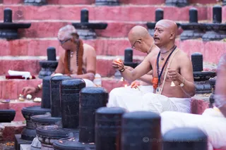 Morning Rudrabhishekam