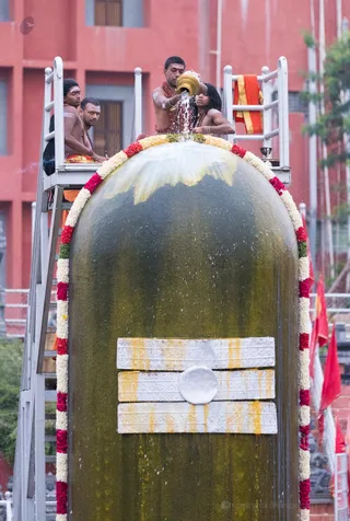Morning Rudrabhishekam