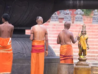 Morning Rudrabhishekam