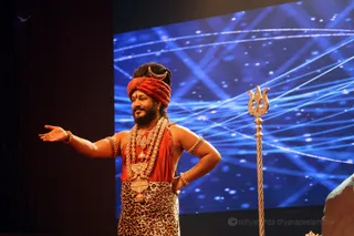 The entire hall was filled with His Presence.