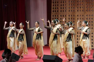 Bharatanatyam classical dance originated in Tamil Nadu, the birthplace of His Holiness.