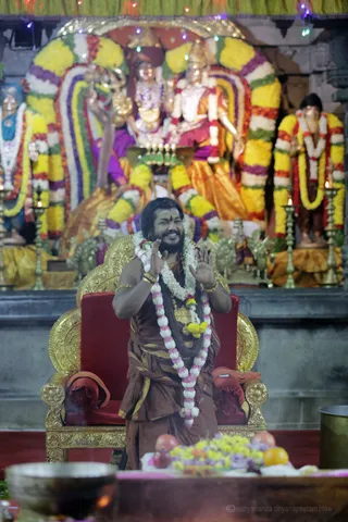 Final blessings of His Holiness Paramahamsa Nithyananda