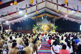 Shiva Deeksha – Initiation into the lifestyle of Enlightenment - The Homa invokes Sadashiva to bless and accept the offerings of all the new Samayas, a person who has taken the Deeksha.