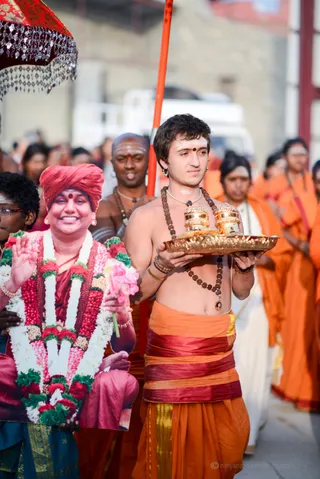 Nija Pada procession to Nithyanandeshwara Sadashiva Temple