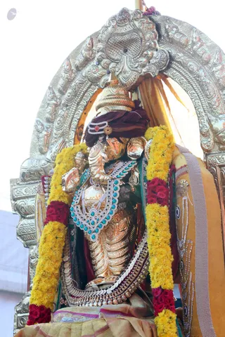 Afternoon procession with the Deities