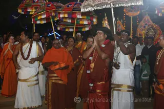 The colorful Rathotsavam filled with light and dancing