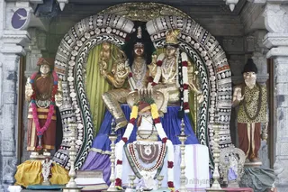 Lord Nithyanandeshwara and Devi Nithyanandeshwari