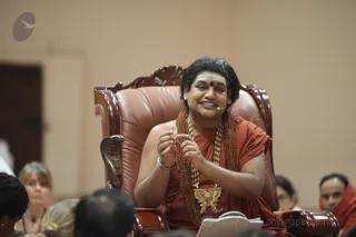 His Holiness shares sacred secrets about the Spatika Lingam