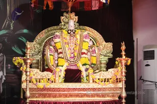 Celebrating Rajarajeshwari Brahmotsavam with daily breathtaking alankaram of Devi Rajarajeshwari