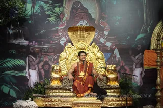 His Holiness Paramahamsa Nithyananda conducts the Shiva Deeksha program