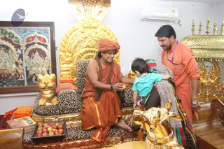 His Holiness visits with special guests
