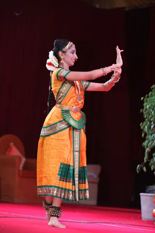 Bharatanatyam traditional dance performance