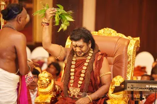 Sacred water from the Homa