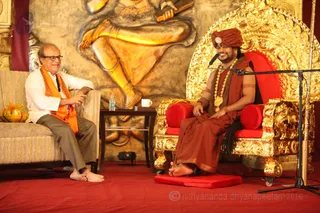 Nithyananda Satsang Special Guest: Rajiv Ji Malhotra