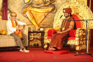 Nithyananda Satsang Special Guest: Rajiv Ji Malhotra