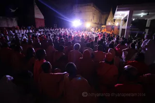 His Holiness Hosts Bhandara at Mahanirvani Ghat