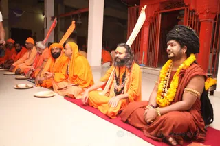 His Holiness Hosts Bhandara at Mahanirvani Ghat