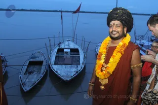 His Holiness Visits Ganga Devi