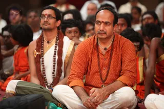 Participants are in deep listening of the spiritual secrets.