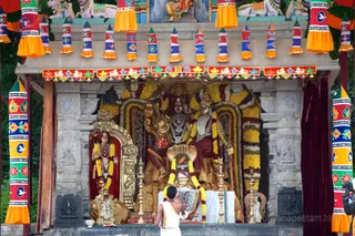 Scenes from Nithyanandeshwara Temple