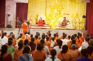 Nithyananda Morning Satsang with Honored Guest Sri Narendra Giri Ji Maharaj