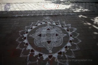 Varalakshmi Puja - Decorative entrance to temple