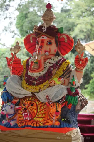 Dvajarohanam and Prana Pratishta of Ganesha