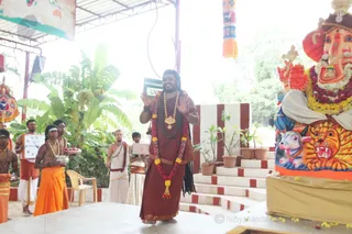Dvajarohanam and Prana Pratishta of Ganesha