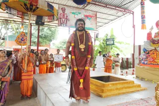Dvajarohanam and Prana Pratishta of Ganesha