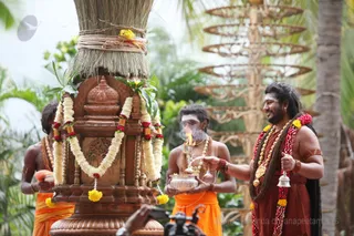Dvajarohanam and Prana Pratishta of Ganesha