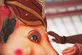 Dvajarohanam and Prana Pratishta of Ganesha