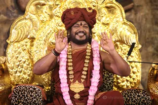 His Holiness in His Graceful, Divine Dancing