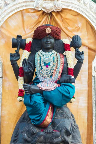 Nithyananda Nija Pada Procession and Nithyanandeshwara Sadashiva Temple Deities - Dakshinamurthi