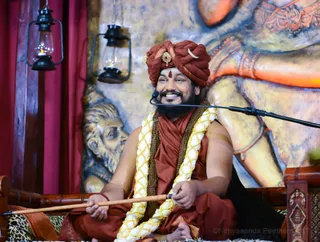 His Holiness listens and enjoys all the Sharings.
