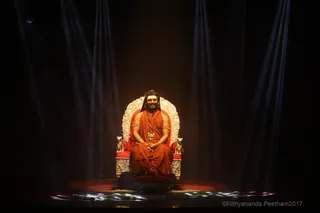 From this morning's session prior to Satsang