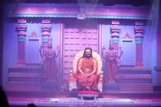 From this morning's session prior to Satsang