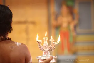 From this morning's Padapuja