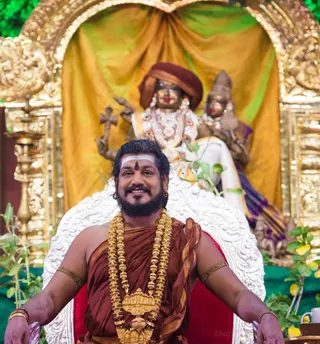 His Holiness performs the Initations