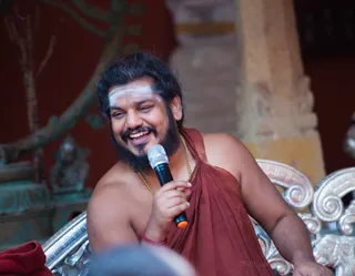 Balasants session with His Holiness