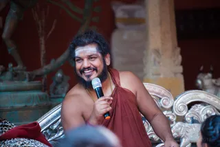 Balasants session with His Holiness