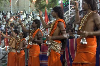 Pratyaksha Pada Puja, Rudrabhishekam and Brahmacharya Initiation
