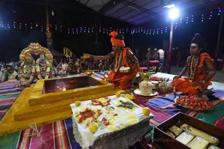 Shiva Deeksha - Homa conducted by Balasants of Nithyananada Gurukul
